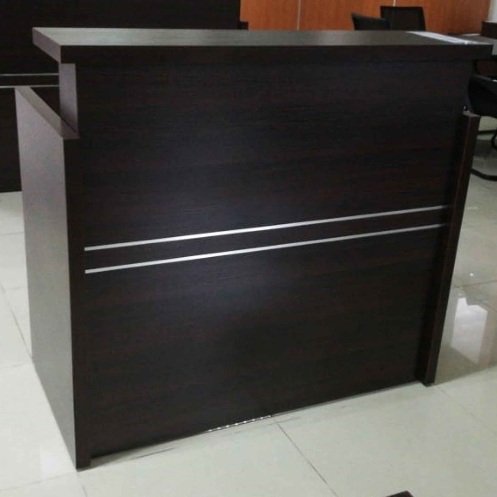 RECEPCION YS-12L# 1.2M A-WALNUT#  FRENTE/WALNUT