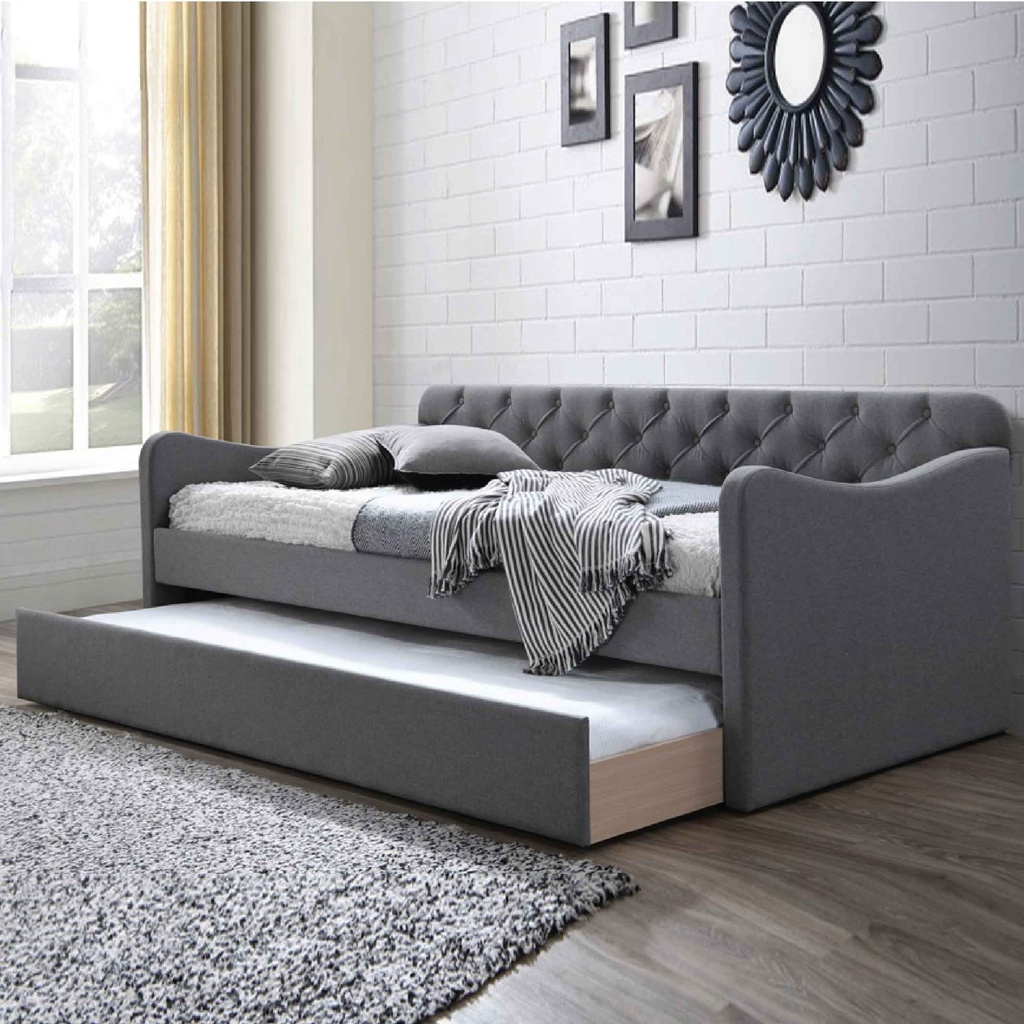 CAMA DE DIA 1.0X1.95M CF9113 CFF0021-1# TELA SILVER 2CAJA