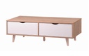 MESITA DE CENTRO 19-CF-2# ORICIA NATURAL/WHITE L1200XW560XH390