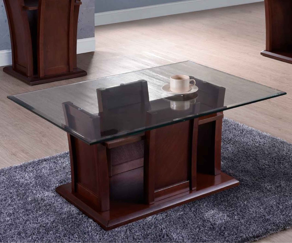 MESITA RECT M-ORLANDO# 100X70CM CAPUCCINO 29049#