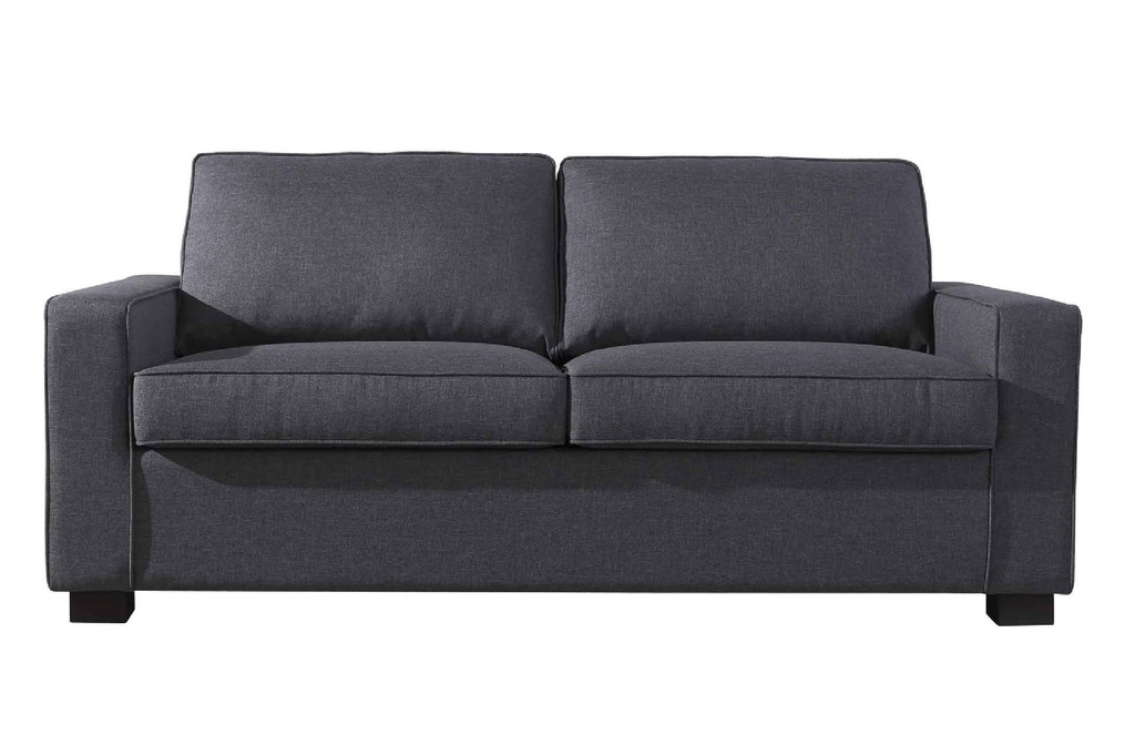 SOFA CAMA TELA 2003-1# GRIS A16# COLCHON PLEGABLE