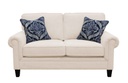 SOFA TELA HS-516-20# 2PUESTOS BEIGE CC177E-4T# 2COJINES