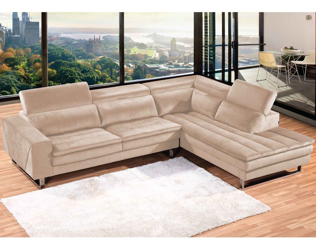 SOFA TELA L* LY8636# 3PTO+CLEOP A10-8# CREMA