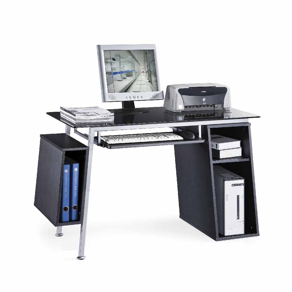 ESCRITORIO D/COMPUTO ST-S1316# VIDRIO 130X55X75CM