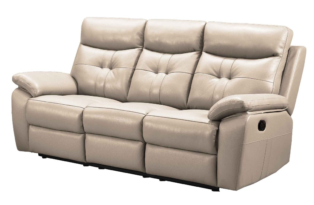 SOFA RECLINABLE CUERO/VINIL YB953# 3PUESTOS