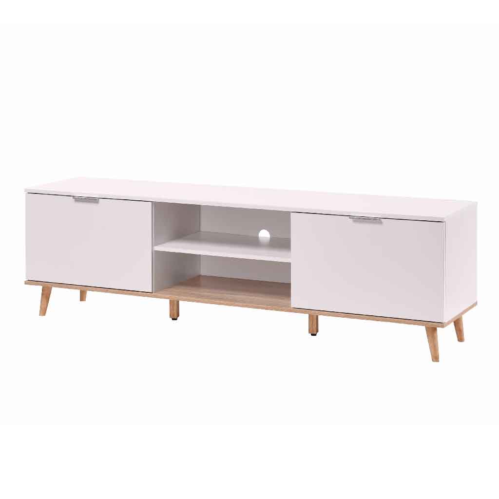 GABINETE P/TV 19-TV24# HAMBURG BLANCO 180X40CM