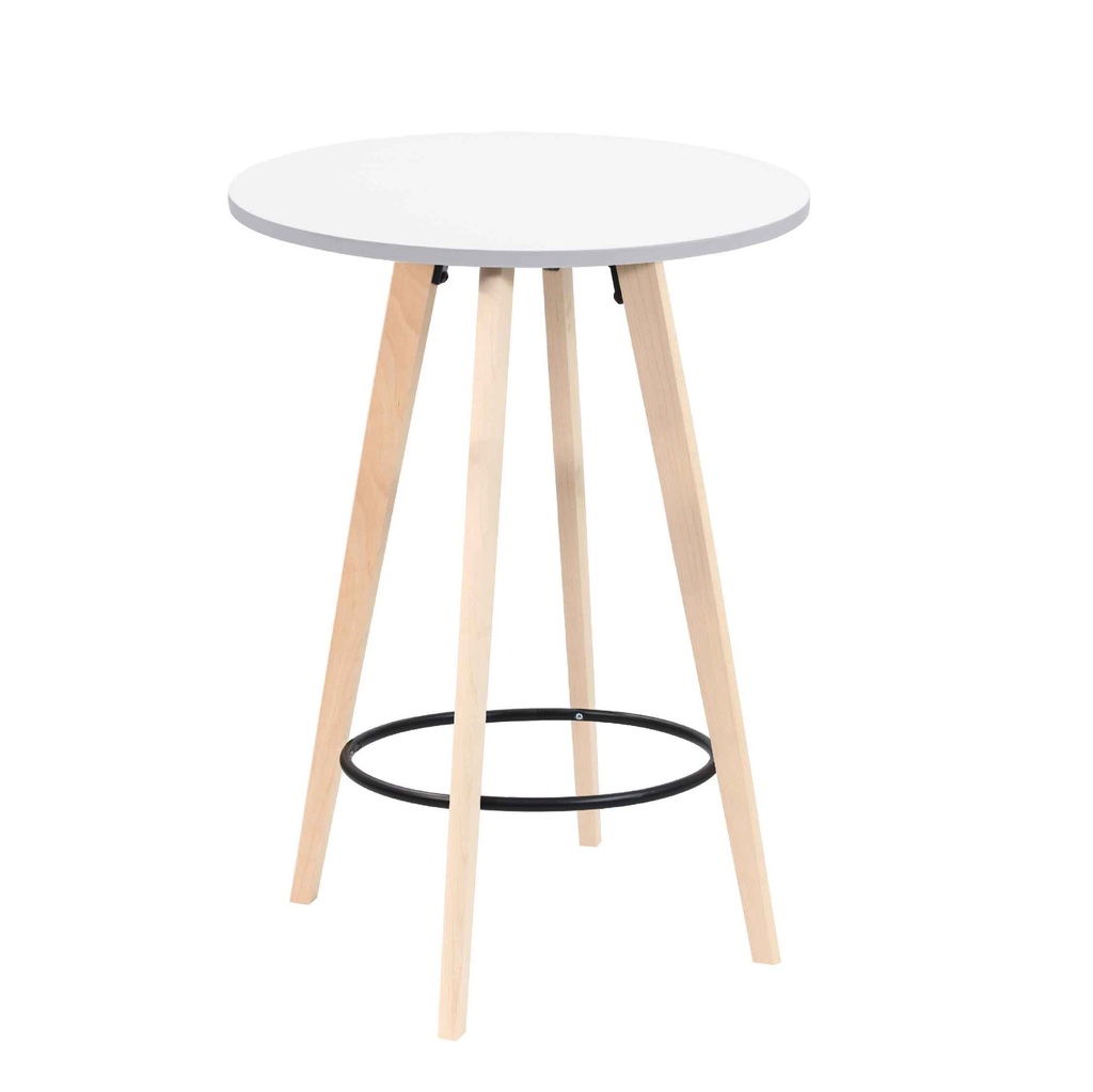 MESA DE BAR ALTA WY-222MB# 60X101CM BLANCA