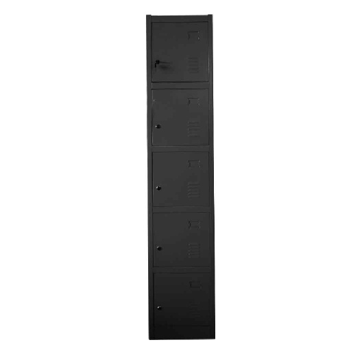LOCKER METAL KD-026# 9005# 12PUERTA NEGRO 90X40X185CM | Econoprecios