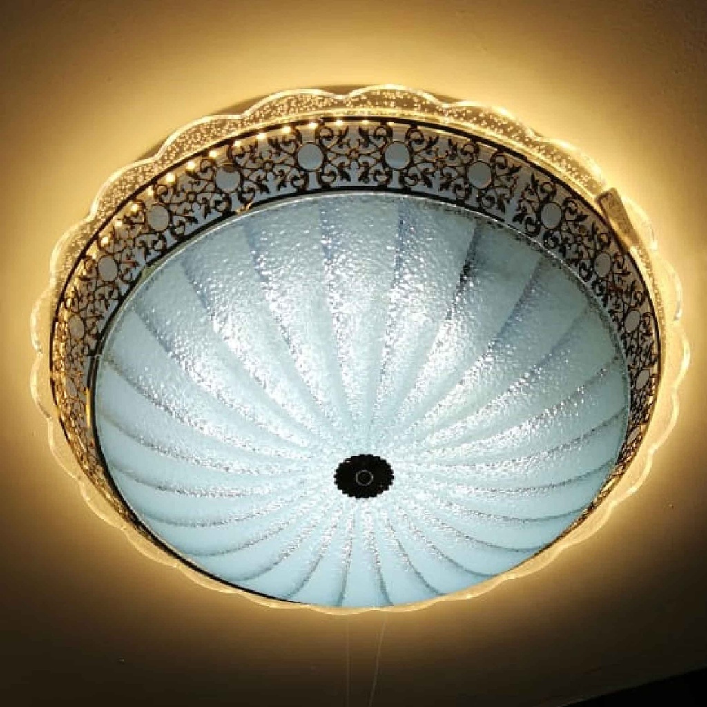 LAMPARA DE TECHO 8256B-500# LED 6500K+2700K#  110V