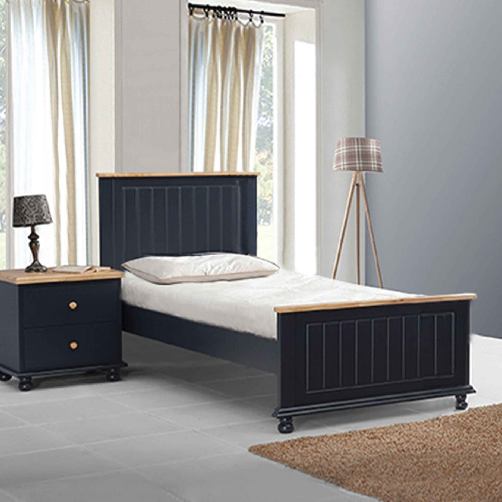 CAMA TWIN 1.00X1.90M BELLE# AZUL NAVY