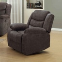 SOFA RECLINABLE TELA CX001A-31# 1PUESTO MECEDORA