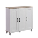 ZAPATERA 19-SC24# HEMNES 3PUERTA BLANCO 507# 90X32X88CM
