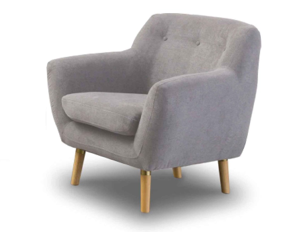 SOFA POLTRONA S6069B61 KANSAS 7016118# GRAY-D195 DE 1 PUESTO