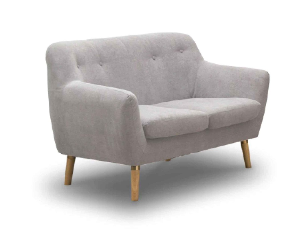 SOFA TELA S6069B62 GRAY-D195 DE 2 PUESTOS