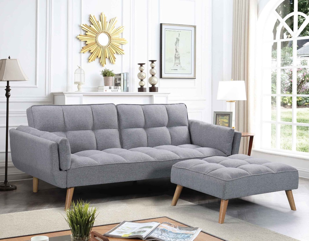SOFA CAMA TELA ZY-1197D# NEW MARIA#  C/ PIECERO