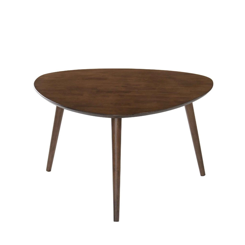 MESITA DE CENTRO BETTY# OVALADA 52X56CM WALNUT