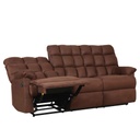 SOFA RECLINABLE TELA 9149C53# J079# 3PUESTOS CHOCOLATE