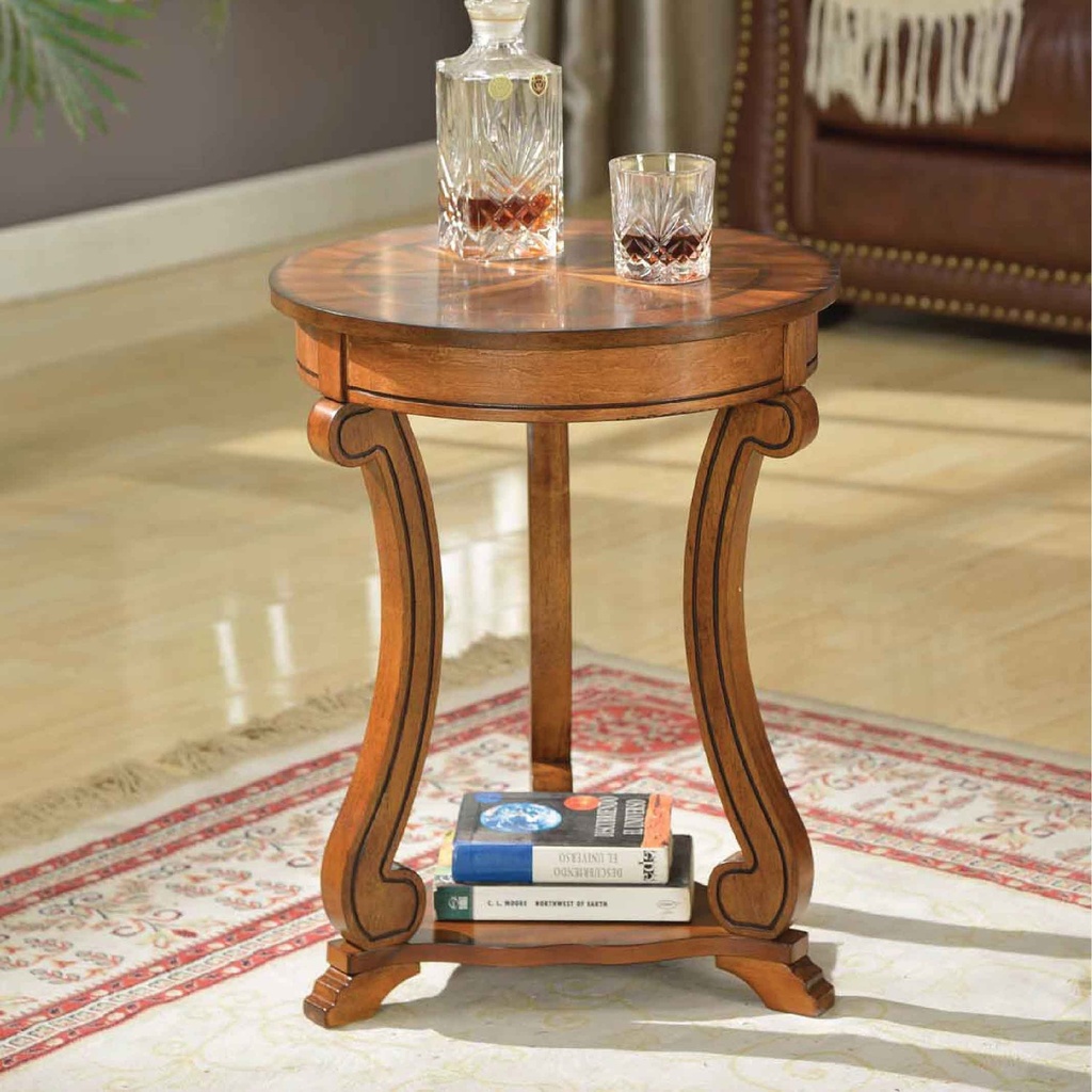 MESITA ESQUINERA HSF027# REDONDA 45X55X58CM