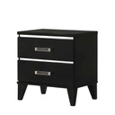 MESITA DE NOCHE FBNSTA-0286A-BL# NEGRO