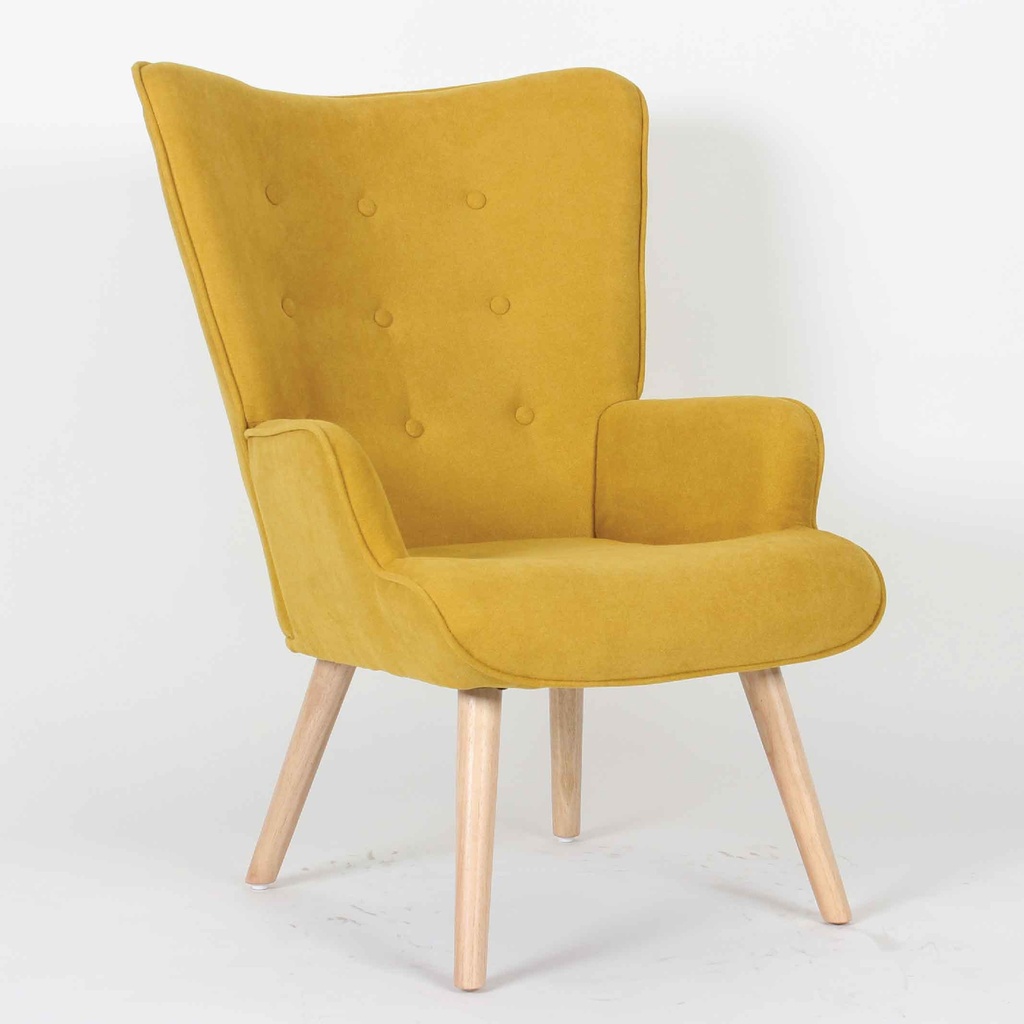 SILLA POLTRONA AR-1901K/QH-8901K# PATAS COLOR NATURAL