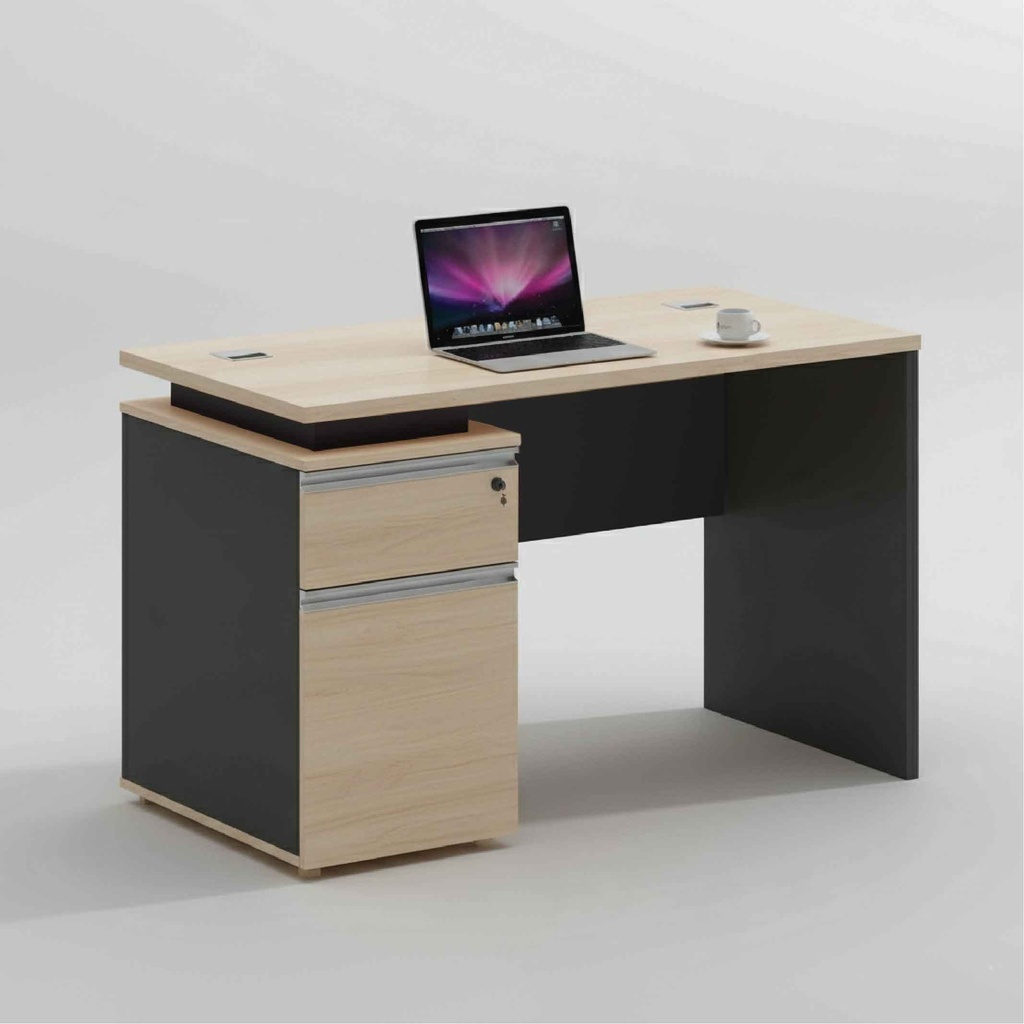ESCRITORIO P/OFICINA A-001-1200# NY-K003# BEIGE 120X60X75CM