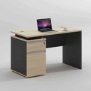 ESCRITORIO P/OFICINA A-001-1200# NY-K003# BEIGE 120X60X75CM