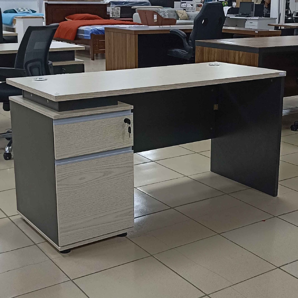 ESCRITORIO P/OFICINA A-001-1400#  NY-K003# BEIGE 140X60X75CM