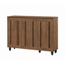 ZAPATERA SC18 MERLOT# 3 PUERTAS WALNUT 120X33X86CM