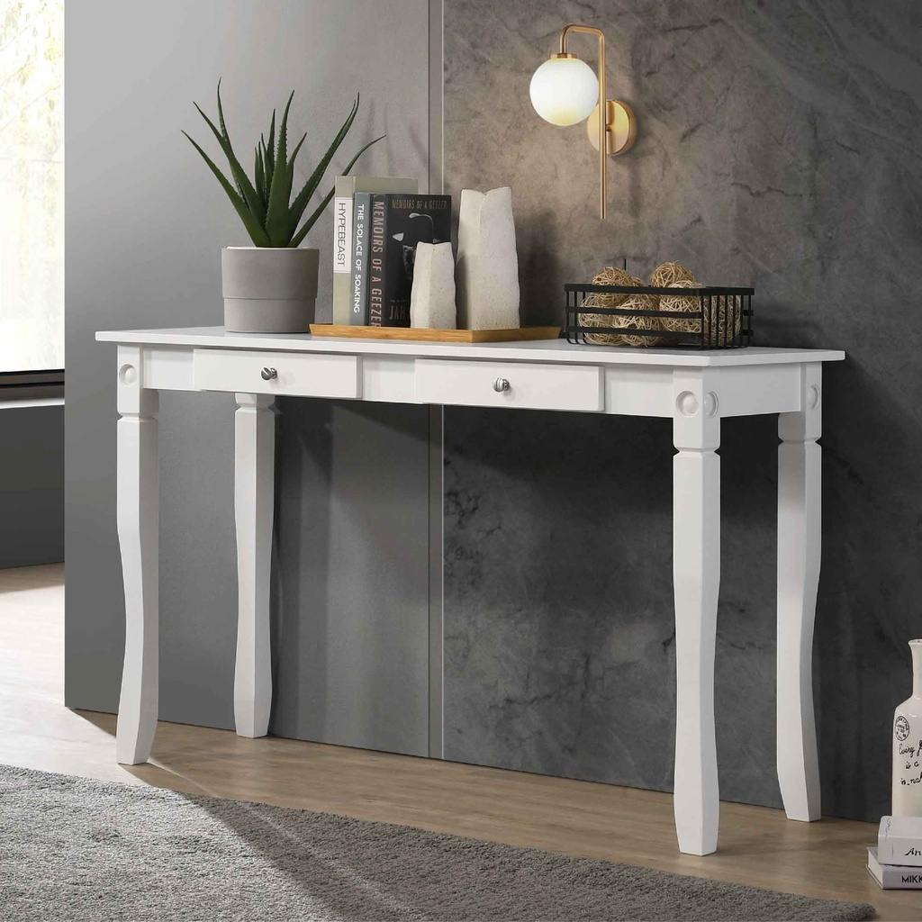 CONSOLA NAVY# BLANCO 120X40X76CM