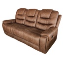 SOFA RECLINABLE TELA CX045A-53# TELA PALOMINO# 3PUESTO