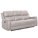 SOFA RECLINABLE TELA RR5064AF53D# 3PUESTO CON PORTAVASOS DESLIZABLES