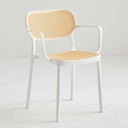 SILLA TERMOPLASTICA PP-868A# CON BRAZO
