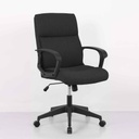 SILLA OFICINA HLC-3679F# TELA NEGRA C/BRAZO