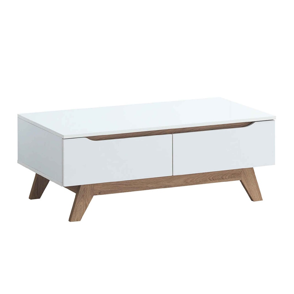 MESITA DE CENTRO SIMONA-CT 1396#JS BLANCO -PU# 110X55X39CM