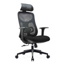 SILLA OFICINA SK-6023H# EJEC MALLA NEGRA C/CABEZAL ESTRELLA