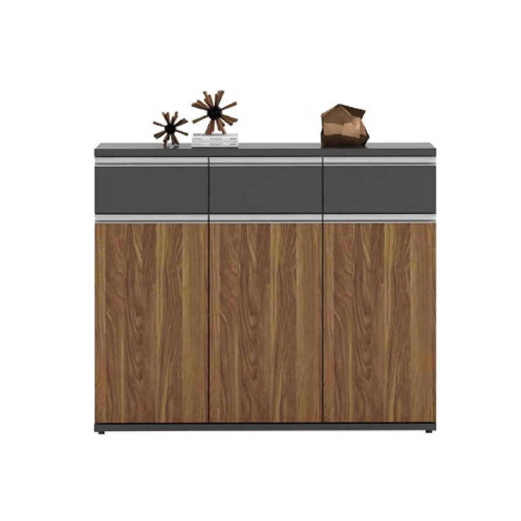 CREDENZA KD-502# 904# GRIS 3GV/3P 120X40X120CM