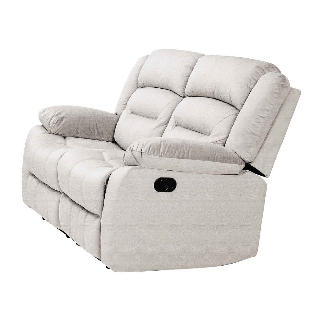 SOFA RECLINABLE TELA RR5028CF52DM# 2PUESTOS COLOR BUFF-C914#