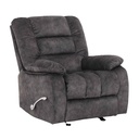 SOFA RECLINABLE TELA CR0504F31D# 1 PUESTO GRIS D204# MECEDORA