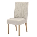 SILLA DE COMEDOR ELOA# S34-502# NATURAL/LINO
