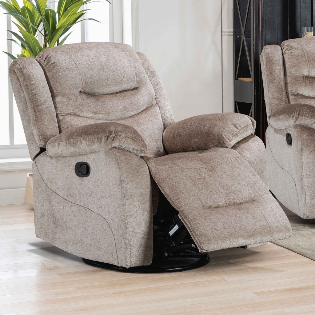 SOFA RECLINABLE TELA CX053B-31# 1PUESTO MECEDORA