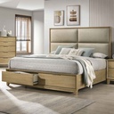 CAMA QUEEN 1.53X2.03M B6575-Q-HB# NATURAL OAK