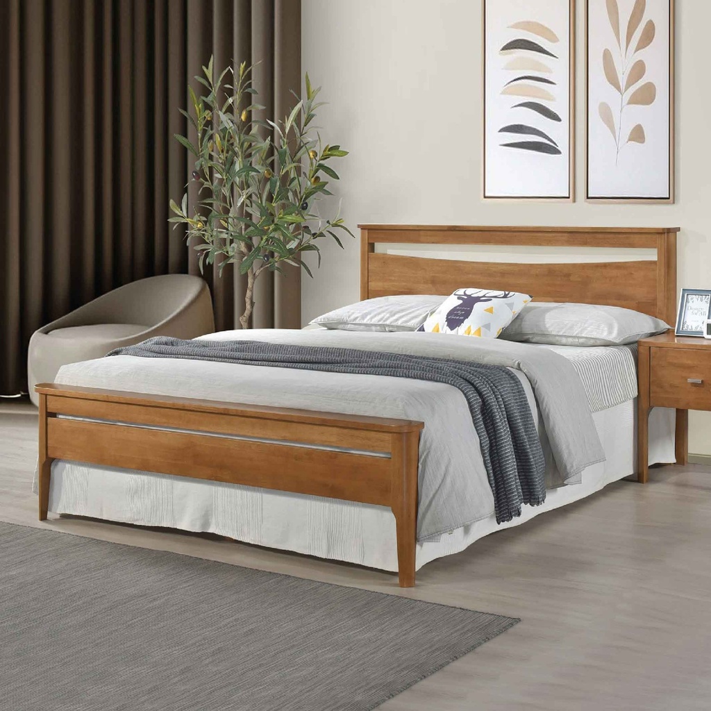 CAMA QUEEN 1.53X2.03M AF OSCAR# WALNUT 13960# 4CJ