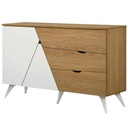 BUFETERO TAD DC-231234/MW# WOTAN OAK 7835/WHITE# 120X34X74CM