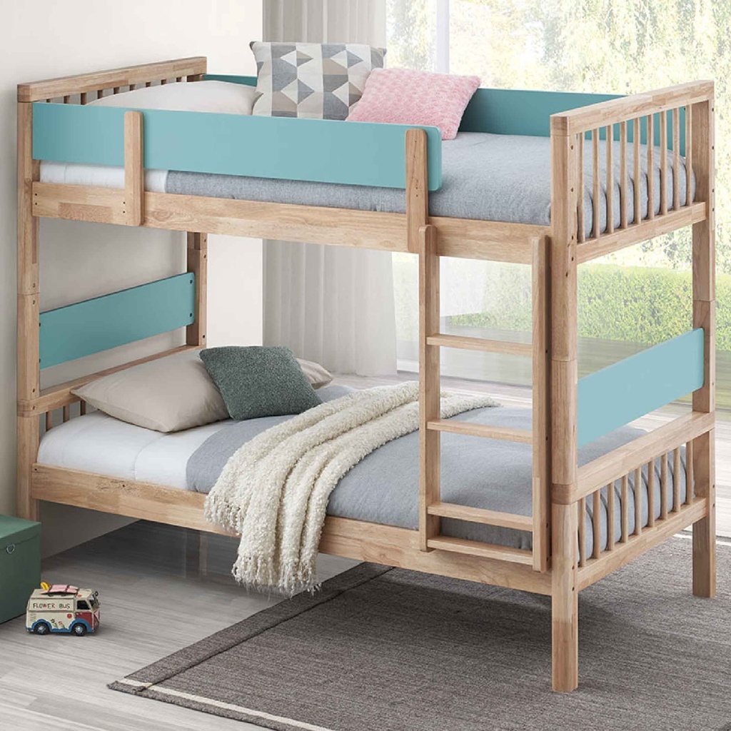 CAMAROTE MODULAR MADERA TWIN/TWIN F-BB3023B1OF-MGN013# MINT GREEN/NATURAL 3CJ