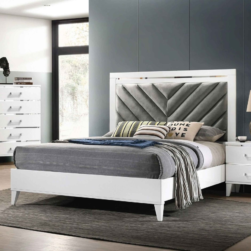 CAMA KING 1.93X2.03M FBKHFR-0286A-WE030-FGY3XC# BLANCO