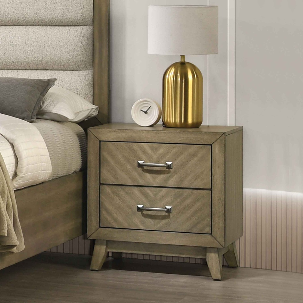 MESITA DE NOCHE FBNSTA-225B# ANTIQUE GREY# 2GV 60X42X65CM 