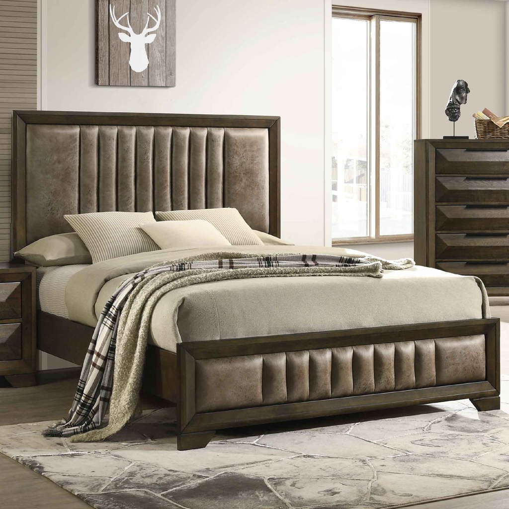 CAMA KING 1.93X2.03M FBKHFR-207G# WALNUT# 2 CJ