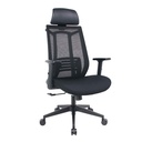 SILLA OFICINA SK-6035H# EJEC MALLA NEGRA C/CABEZAL ESTRELLA