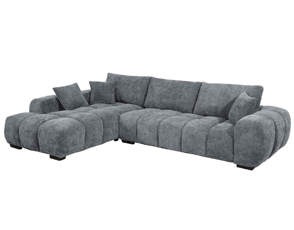 SOFA TELA L* HY-9119# JYMLK23S38-A20# 2S+CLEOP (LHF) IZQUIERDO GRIS CLARO 2CJ