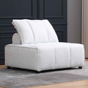 SOFA TELA SS3445AF66N# D519# 1PUESTO BLANCO 